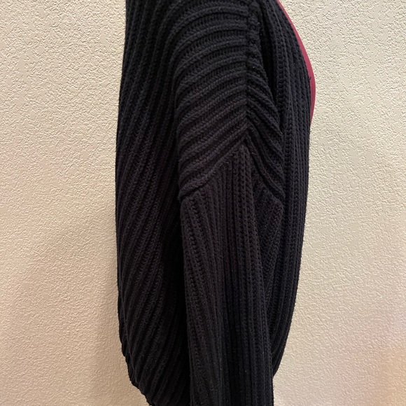 Code x Mode Black Open Front Dolman Cardigan - Picture 6 of 11